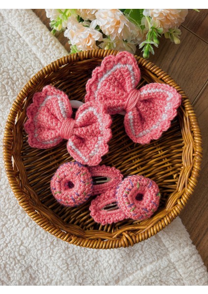 El Yapımı Örgü Çıtçıt Toka Seti (2’li) – Renkli Modeller modelleri