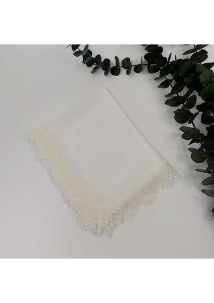 Kadın Anne Şifon Dantelli Iğne Oyalı Tesettür Namaz Mevlit Örtüsü ( Mevlit-Sünnet-Hac-Umre)