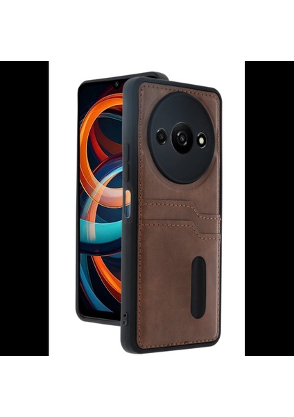 Xiaomi Redmi A3 4g Kılıf Sara Kartvizitli Deri Kılıf