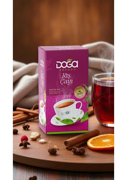 Kış Çayı - Doğal Bitki Çayı, Bağışıklık Güçlendirici, 20’li Poşet Çay