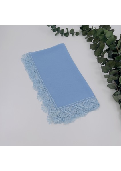 Kadın Anne Şifon Dantelli Iğne Oyalı Tesettür Namaz Mevlit Örtüsü ( Mevlit-Sünnet-Hac-Umre)