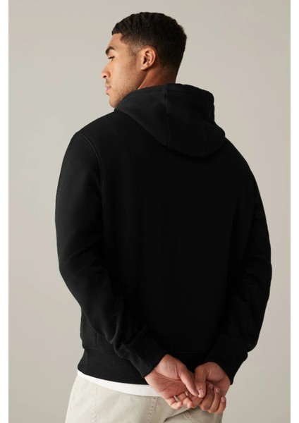 Erkek Kapşonlu Rahat Kalıp Içi Polarlı 3 Iplik Sweatshırt SPR24SW55 modelleri