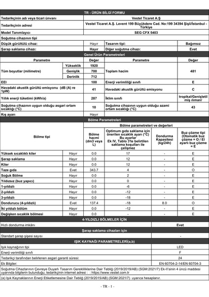 Cfx 5403 Buzdolabı fırsatları