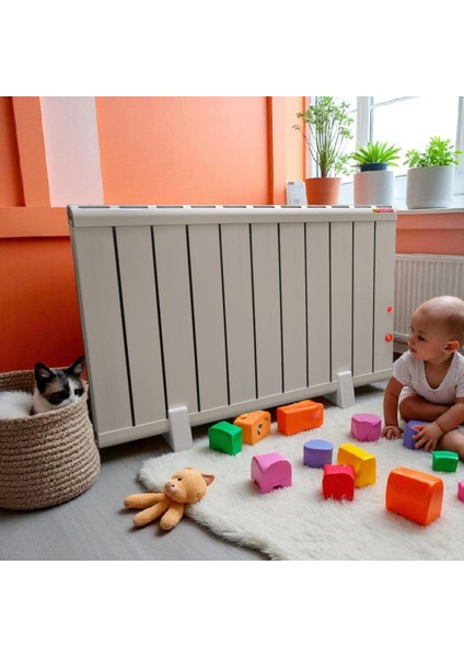 Elektrikli Radyatör 600 Watt Az Enerji Tüketimli 11 Dilim 1.kalite Aluminyum Hizmetterm