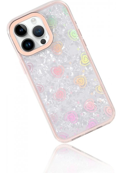 Apple iPhone 15 Lumi Desenli Kapak - Pembe fırsatları