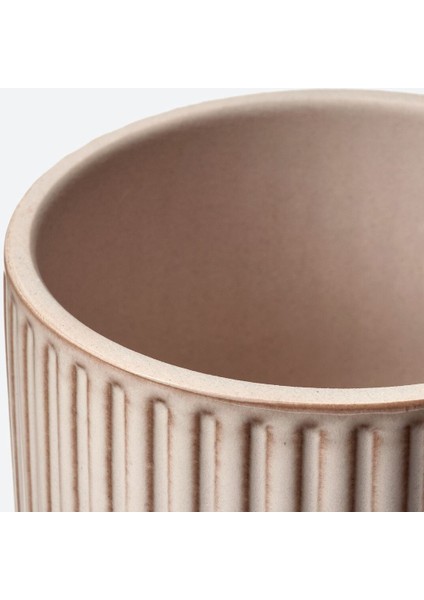 Seramik Saksı, Bej, 9 cm fırsatları