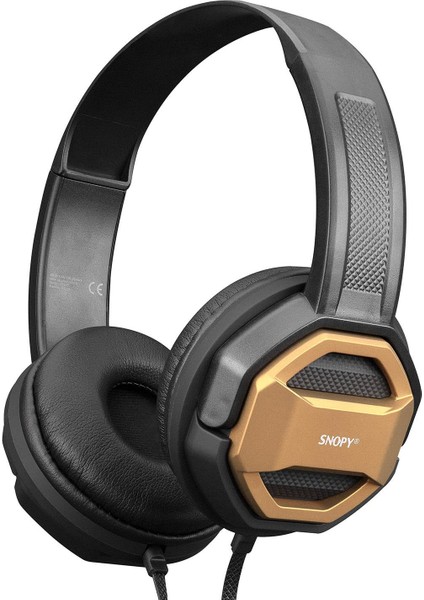 Snopy SN-101 Bonny Gold Pc- Telefon Mikrofonlu Kulalklık