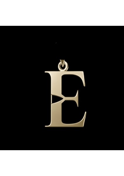 8 Ayar Altın Kolye Ucu Harf E GM9505 1 gr fırsatları
