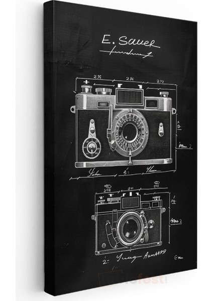 Fotoğraf Makinesi - Klasik Görüntüleme Cihazı Kanvas Tablo modelleri