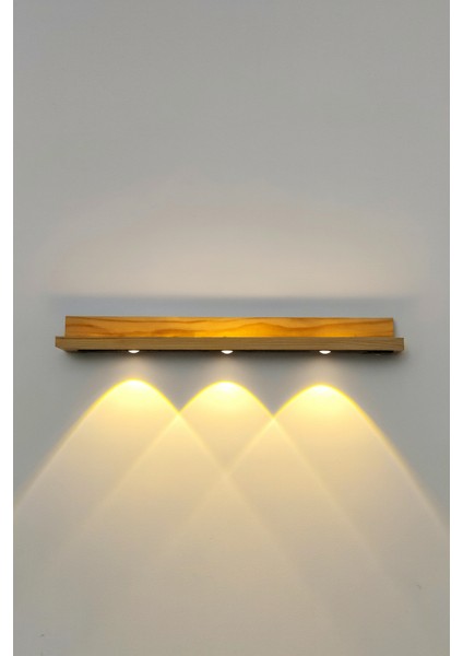 Masif Ahşap Aplik Şarjlı Duvar Aydınlatması fiyatları