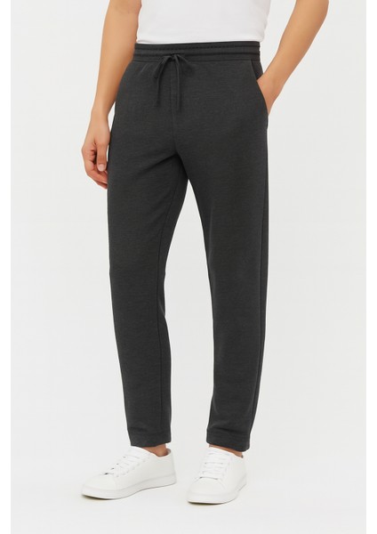 Düz Paça Antrasit Rahat Kesim Günlük Kullanım Premıum Kalıte Erkek Eşofman Altı