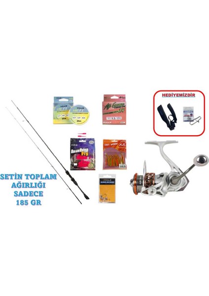 Voltage 190 cm 0.5–5 gr & Ryuji Ajix 500 Lrf Seti fiyatları