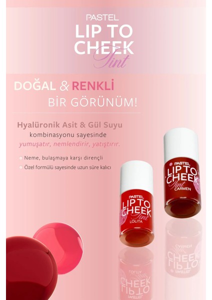 Pastel Lip To Cheek Tint 01 - Carmen modelleri