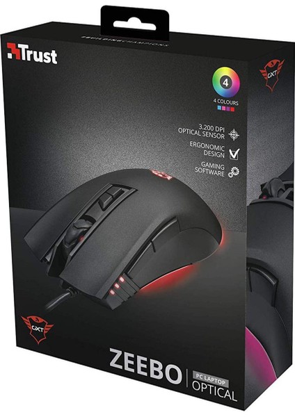Gxt 121 Zeebo 3200DPI Gamer Mouse