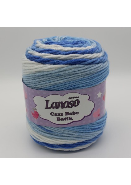 Cazz Bebe Batik El Örgü Ipliği 762 Batik - 1 Adet