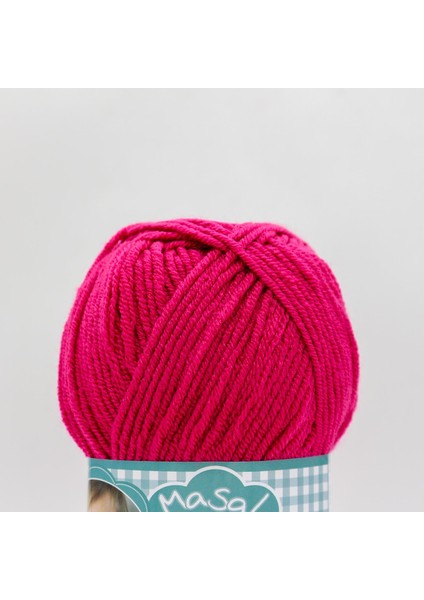 Masal Bebe Anti Pilling El Örgü Ipliği 948 Fuşya Pembe - 1 Adet fiyatları