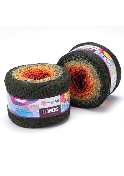 Flowers El Örgü Ipliği 250GR 302 Çok Renkli - 1 Adet