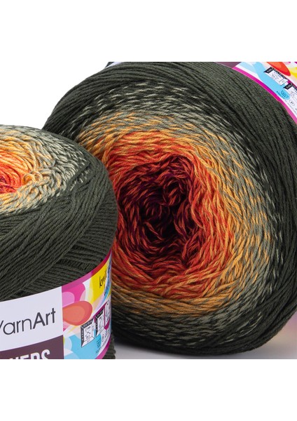 Flowers El Örgü Ipliği 250GR 302 Çok Renkli - 1 Adet fiyatları