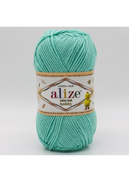 Cotton Gold Hobby El Örgü Ipliği 15 Su Yeşili - 1 Adet