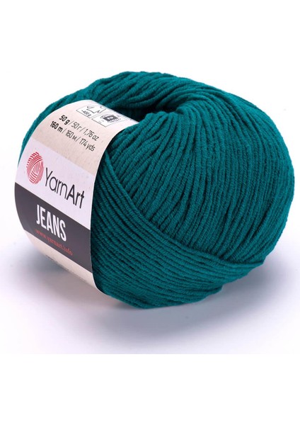 Jeans El Örgü Ipliği 63 Petrol Yeşili - 1 Adet