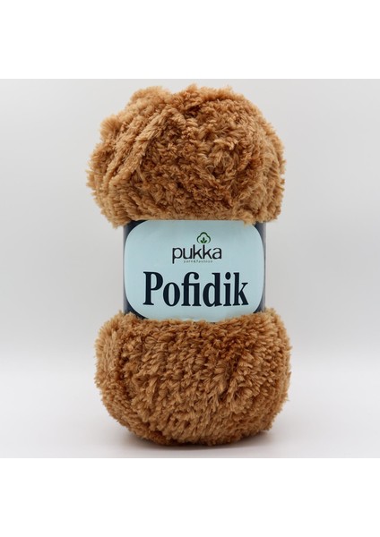 Pofidik El Örgü Ipliği 80615 Kahverengi - 1 Adet