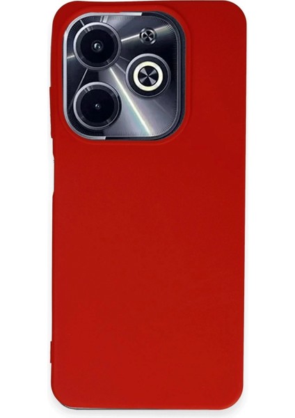 Infinix Hot 40I Kılıf First Silikon - Kırmızı