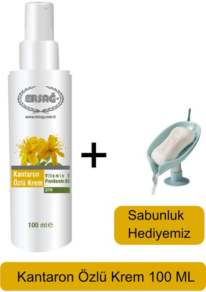 Kantaron Özlü Krem 100 ml - Sabunluk Hediyemiz 270-03