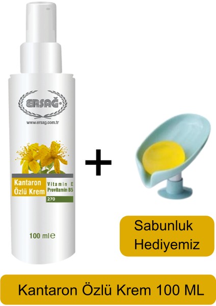 Kantaron Özlü Krem 100 ml - Sabunluk Hediyemiz 270-04