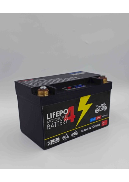 12V 6AH Motorsiklet Akü Lifepo4 Lithium fırsatları