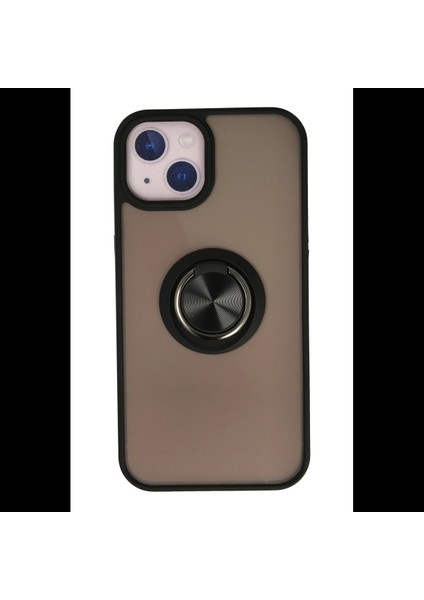 iPhone 13 Kılıf Montreal Yüzüklü Silikon Kapak