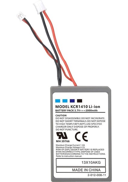 KCR1410 2000MAH Ps4/ps4 Pro Uyumlu Kablosuz Oyun Kolu Yedek Pil
