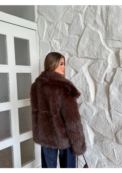 Şal Yaka Kısa Kürk