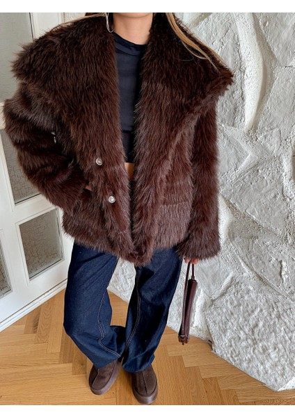 Şal Yaka Kısa Kürk fiyatları