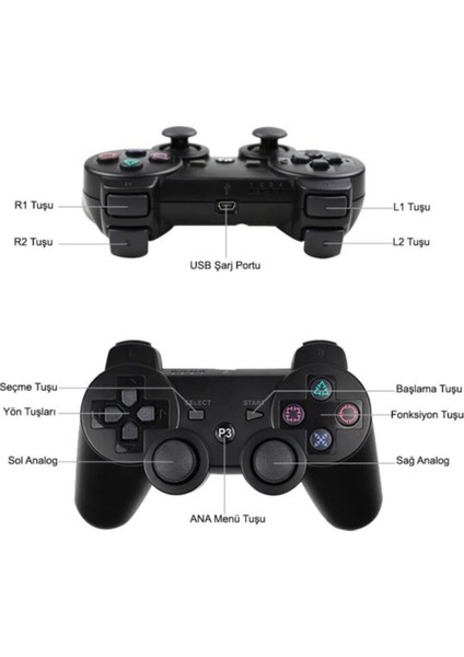 Ps3 Dualshock 3 Sixaxis Kablosuz Kumanda modelleri