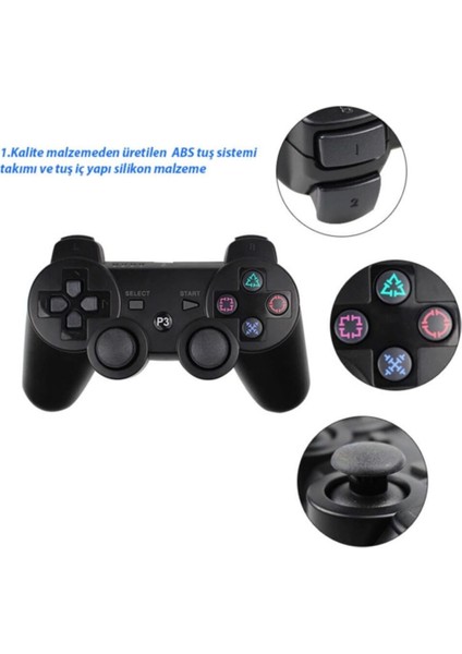 Ps3 Dualshock 3 Sixaxis Kablosuz Kumanda fırsatları
