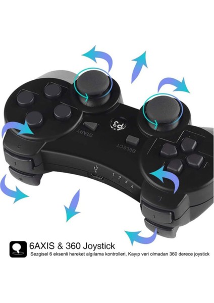 Ps3 Dualshock 3 Sixaxis Kablosuz Kumanda