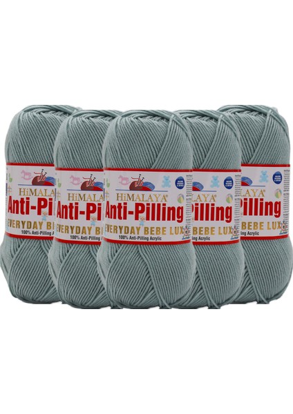 Everyday Bebe Lux Anti Pilling El Örgü Ipliği 70447 Küf Yeşili - 5 Adet