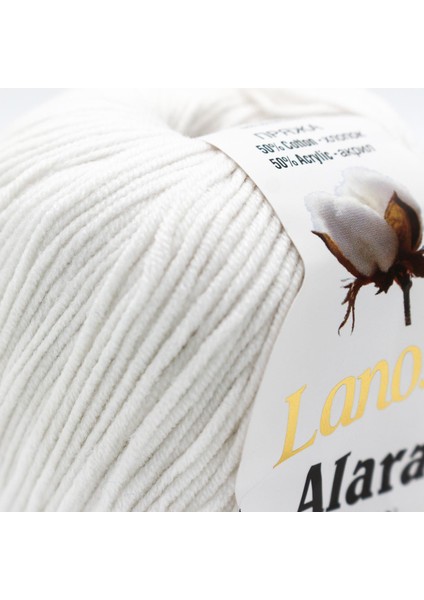 Alara El Örgü Ipliği 50GR 955 Beyaz - 1 Adet fiyatları