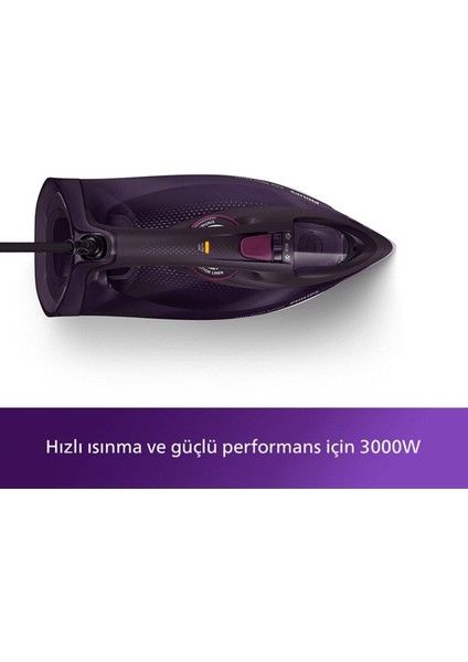 Koyu Mor Buharlı Ütü Azur DST7061/30, Pratik ve Güçlü Düğmeli Tasarım fiyatları