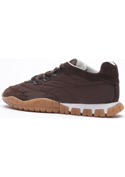 Kadın Hakiki Süet Bağcıklı Krep Tabanlı Anorak Detaylı Sneaker Kahve Minu fırsatları