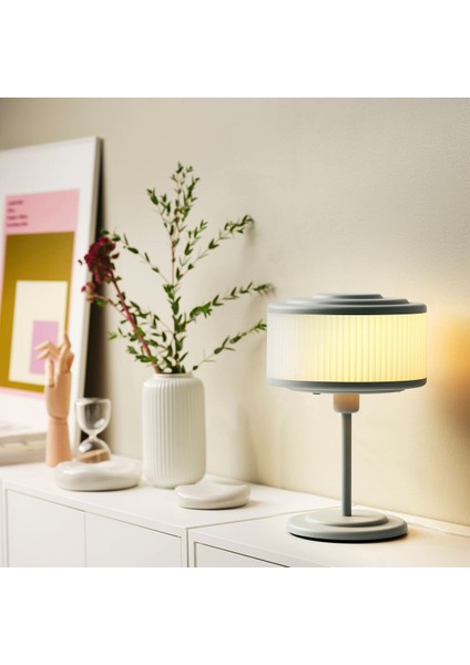 Masa Lambası, Gri-Yeşil, 37 cm modelleri