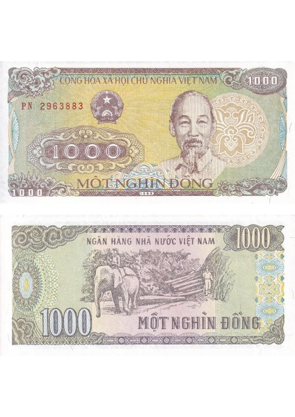 Vietnam 1000 Dong - 1988 - Çil