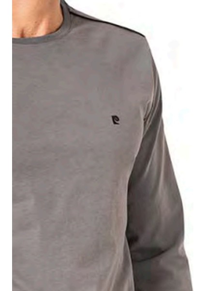 6100 Erkek Gri Uzun Kollu Bisiklet Yaka Pijama Takımı fiyatları