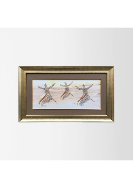 Sema Gazeli Çerçeveli Tablo