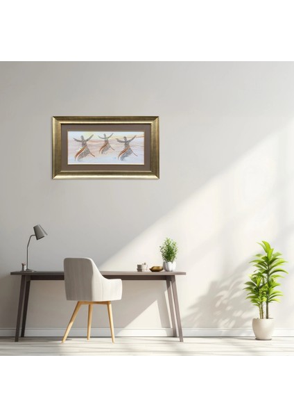 Sema Gazeli Çerçeveli Tablo modelleri