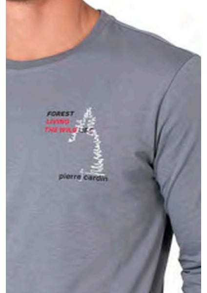 6103 Erkek Gri Uzun Kollu Bisiklet Yaka Pijama Takımı fiyatları