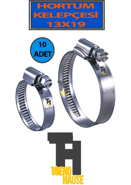 Hortum Kelepçesi 13X19-10ADET