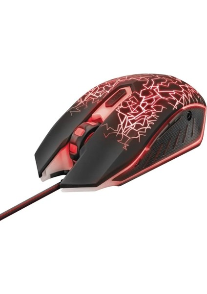 Izza Gxt 105 USB 2400 Dpı Siyah 6 Buttons Rgb Oyuncu Mouse