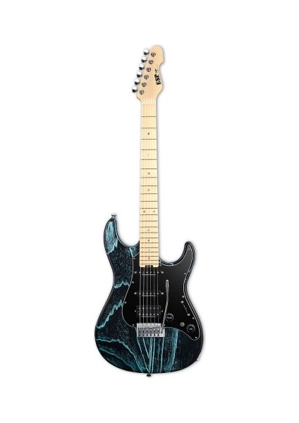 Esp Custom Snapper Ctm Drift Wood Black Blue Filler Elektro Gitar fiyatları