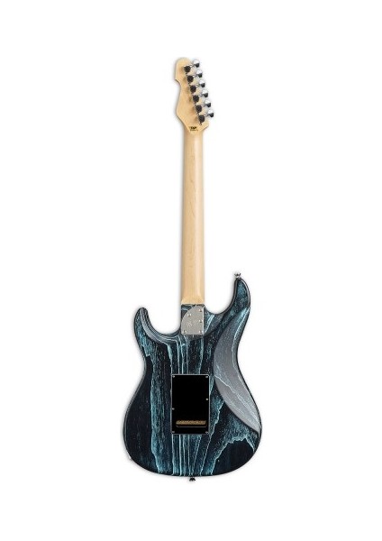 Esp Custom Snapper Ctm Drift Wood Black Blue Filler Elektro Gitar modelleri